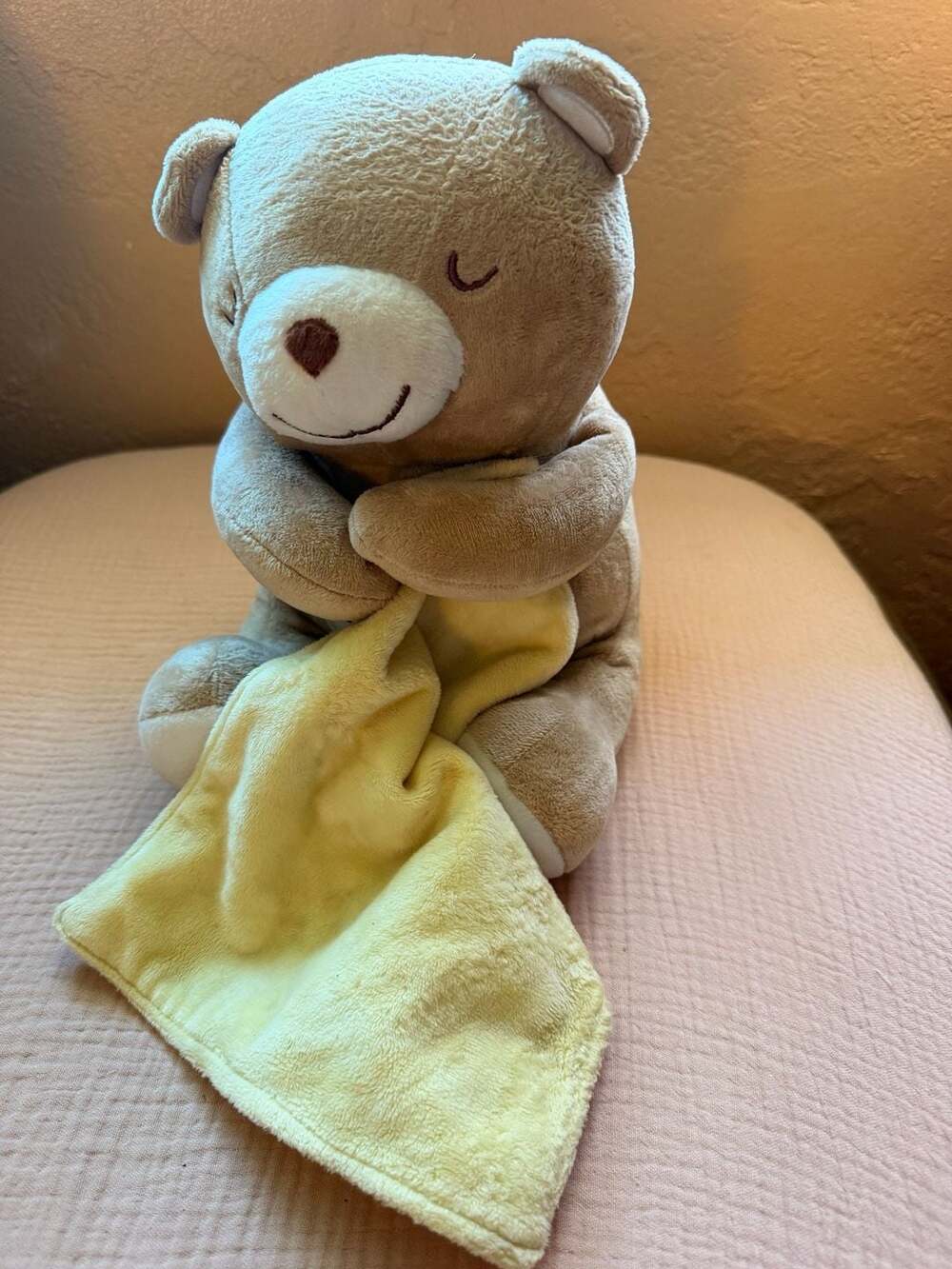 Apunol Musical Soothing Projector Bear Plush with Night Light